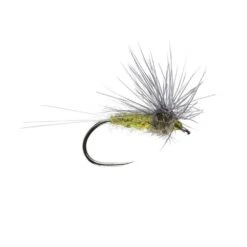 BWO Stacked Hackle Barbless Dry Fly