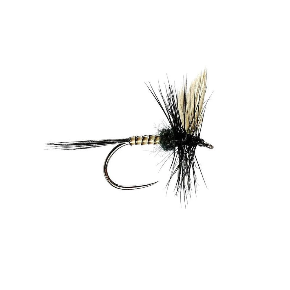Black Gnat Barbless Dry Fly 3 Black Gnat Barbless Dry Fly