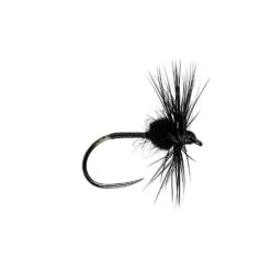 Black Spider Barbless Dry Fly