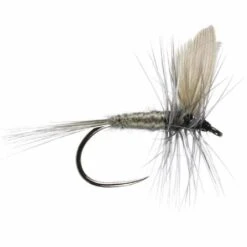 Blue Dun Winged Barbless S16