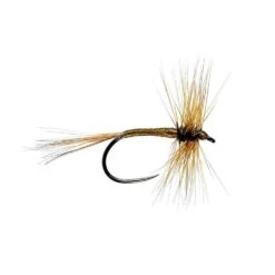 Dark Olive Barbless Dry Fly