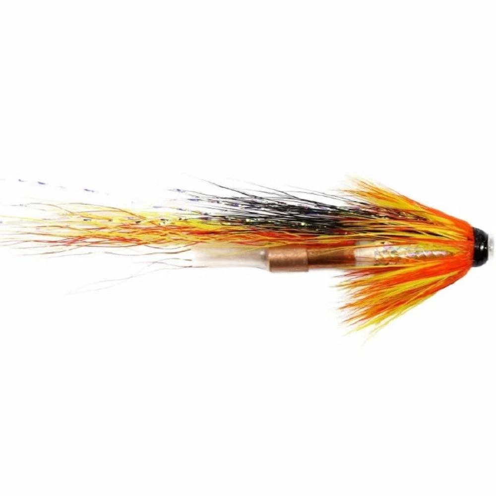 Holo Silver Cascade Copper Tube Fly 3 Holo Silver Cascade Copper Tube Fly