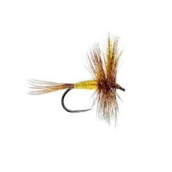 March Brown Winged Barbless Dry Fly