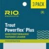 RIO Powerflex Plus Tapered Leaders 9ft - 3 Pack -Angling Promotion Shop RIO Powerflex Plus Tapered Leaders 9ft 3 pack