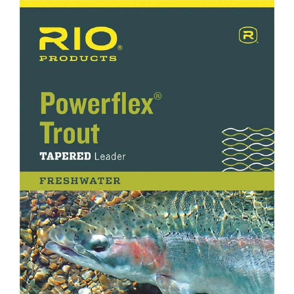 RIO Powerflex Tapered Trout Leaders 9ft 3 RIO Powerflex Tapered Trout Leaders 9ft