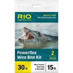 RIO Powerflex Wire Bite Kit With Swivel And Twist Clip