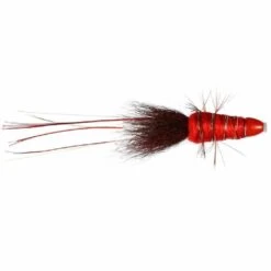 Red Francis Conehead Tube Fly