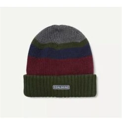 Sealskinz Cromer Roll Cuff Striped Beanie
