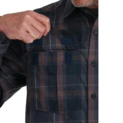 Simms ColdWeather Shirt - Selvedge Logan Plaid -Angling Promotion Shop Simms ColdWeather Shirt Selvedge Logan Plaid 6