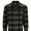 Simms Gallatin Flannel Shirt - Loden Buffalo Check