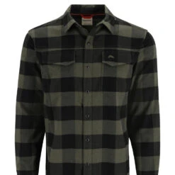 Simms Gallatin Flannel Shirt - Loden Buffalo Check
