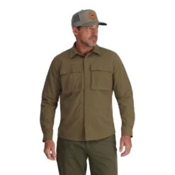 Simms Lodge Work Shirt Driftwood -Angling Promotion Shop Simms Lodge Work Shirt Driftwood 3