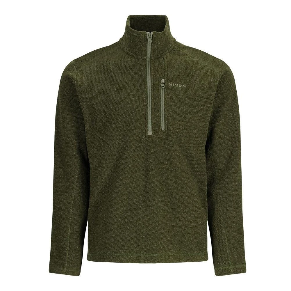 Simms Rivershed Half Zip - Riffle Heather 3 Simms Rivershed Half Zip - Riffle Heather