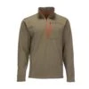 Simms Thermal 1/4 Zip Top - Dark Stone -Angling Promotion Shop Simms Thermal 14 Zip Top Dark Stone