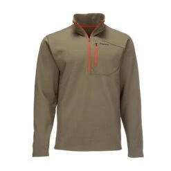Simms Thermal 1/4 Zip Top - Dark Stone