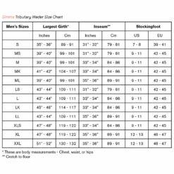Simms Tributary Stockingfoot Waders -Angling Promotion Shop Simms Tributary Stockingfoot Waders 4