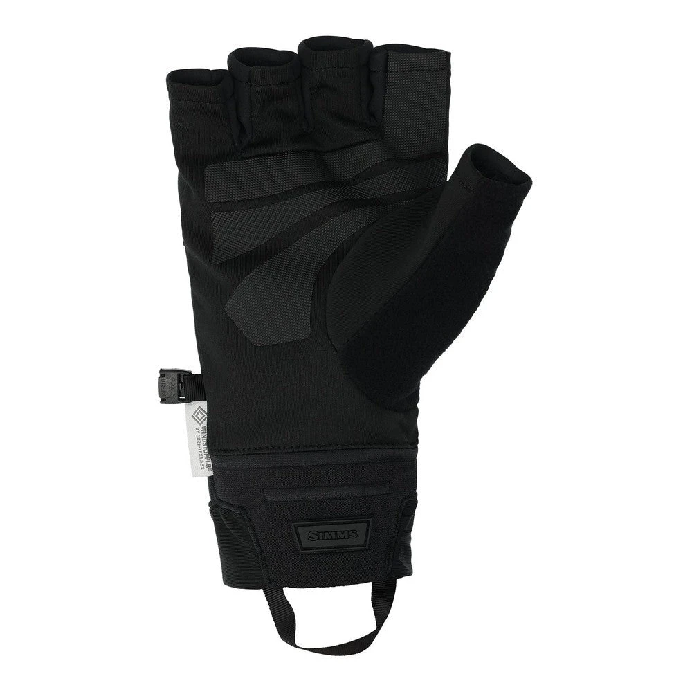 Simms Windstopper Half-Finger Glove Black 4 Simms Windstopper Half-Finger Glove Black - Image 2